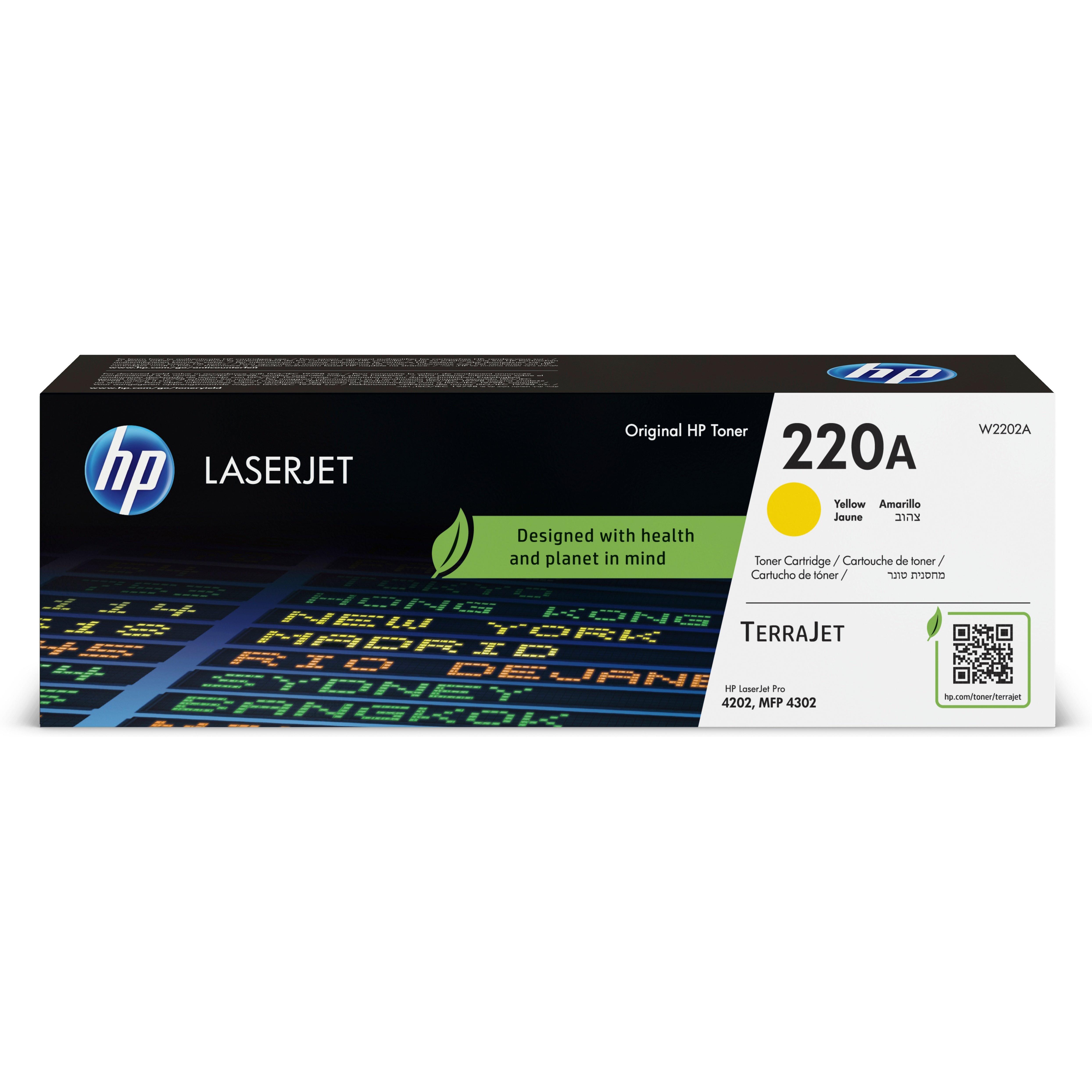 Hp w2202a amarillo cartucho de toner original - 220a