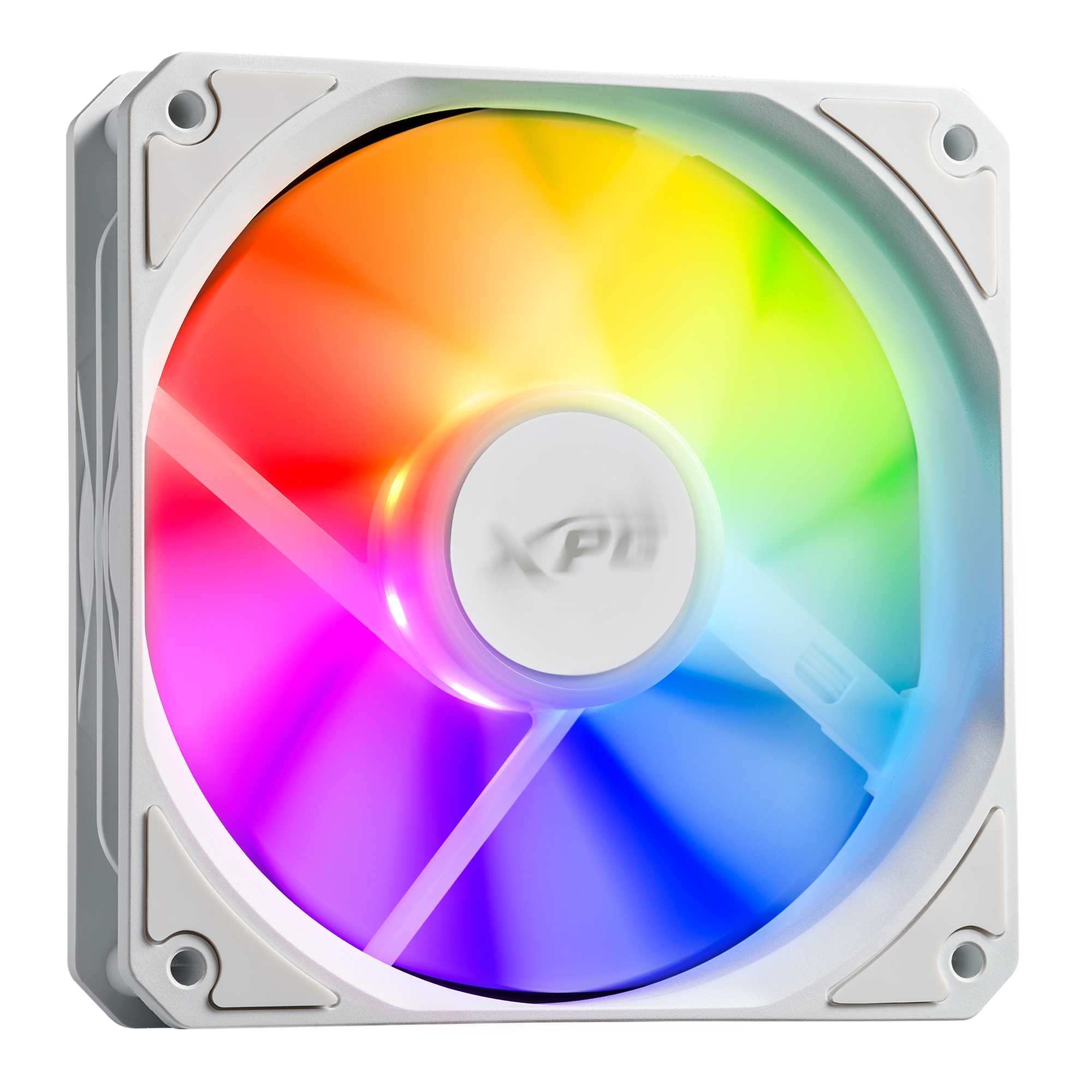 XPG Ventilador Vento R 120 RGB LED, 120mm, 1600RPM, Blanco,(VENTOR120ARGBPWM-WHCWW)