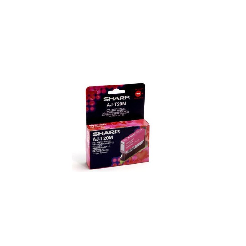 Sharp - AJ-T20M cartucho de tinta Original Rendimiento estándar Magenta AJ-T20M