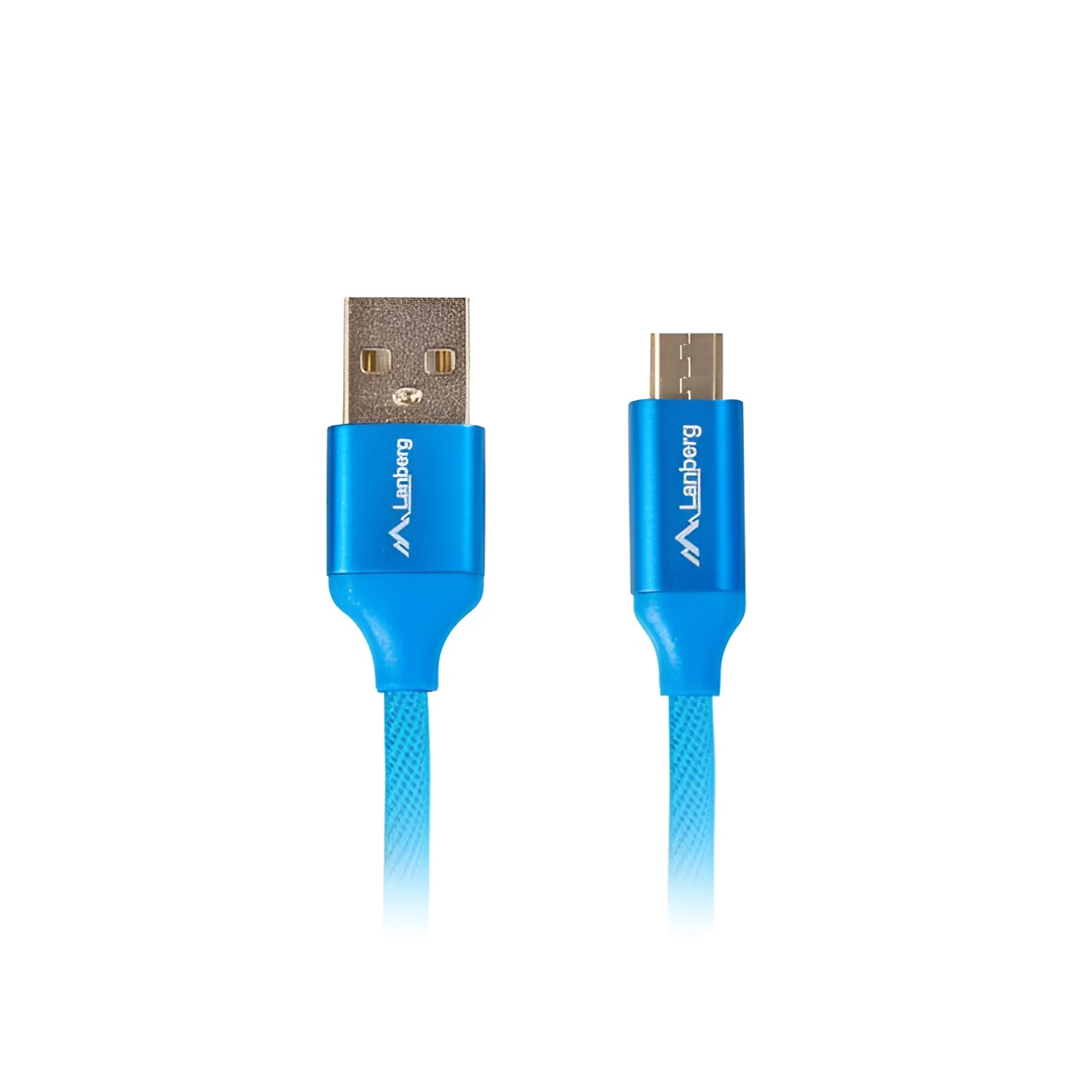 LANBERG CABLE USB CA-USBM-20CU-0018-BL CONECTORES USB A A MICRO USB QC 3.0 1.8M AZUL