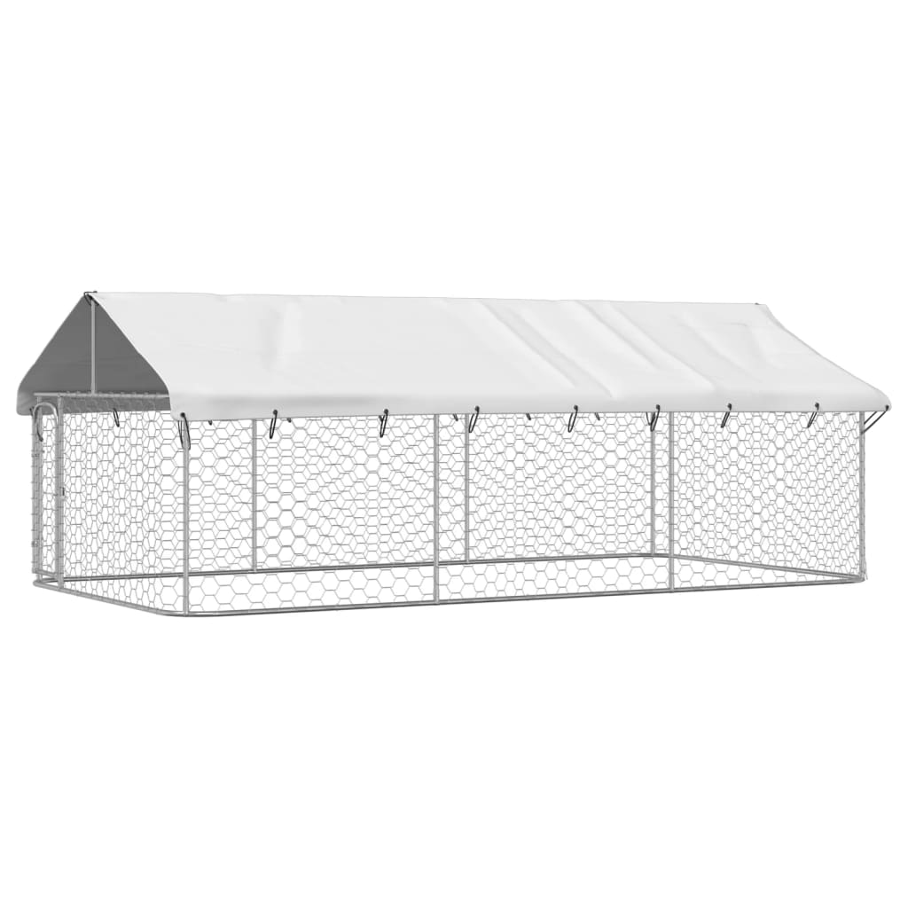 vidaXL Perrera de Exterior con Techo Jaula Perro Caseta Mascota Dimensiones 100 x 100 x 150 cm,  200 x 100 x 150 cm,  200 x 200 x 150 cm y mas