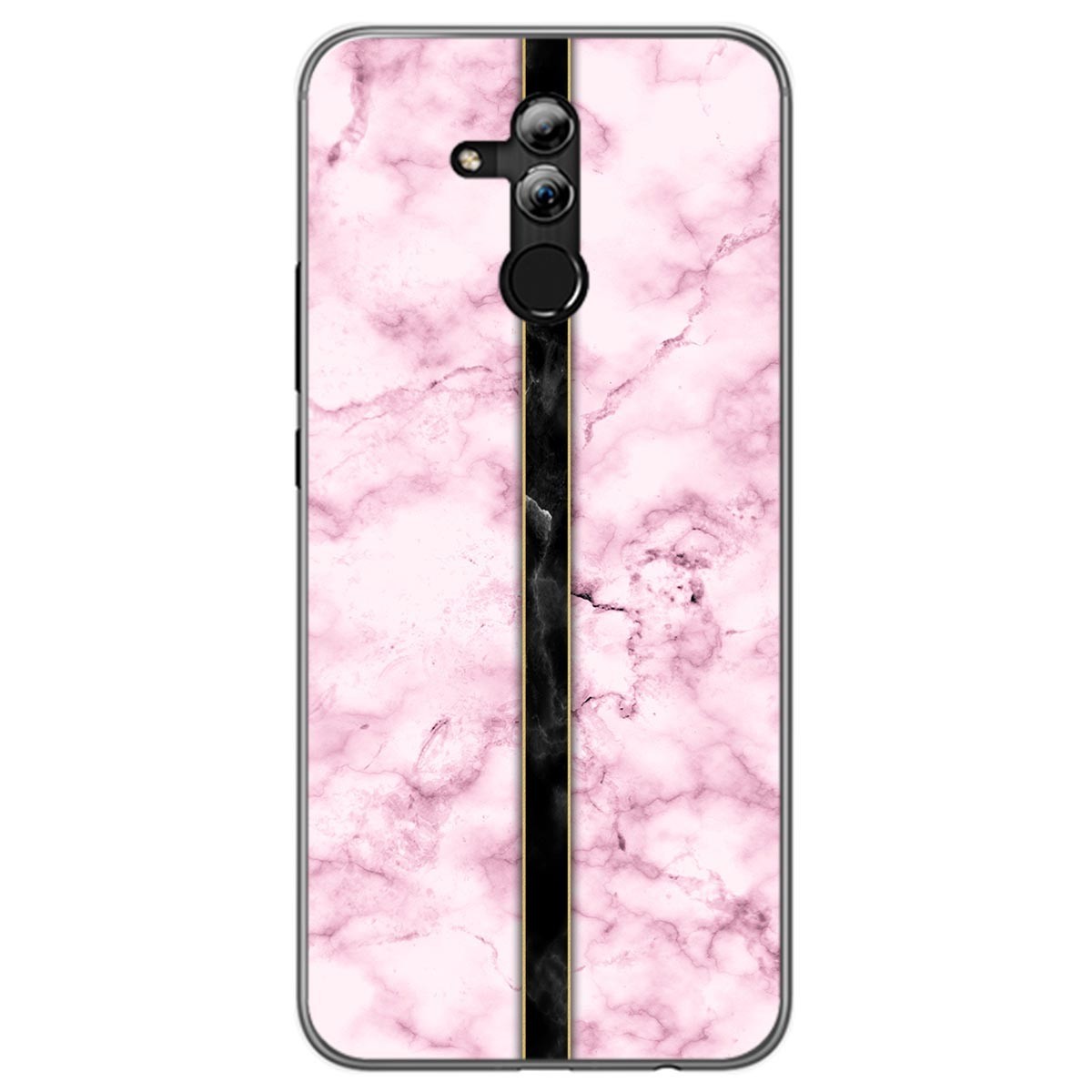 Tumundosmartphone Funda Gel Tpu para Huawei Mate 20 Lite diseño Mármol 04 Dibujos