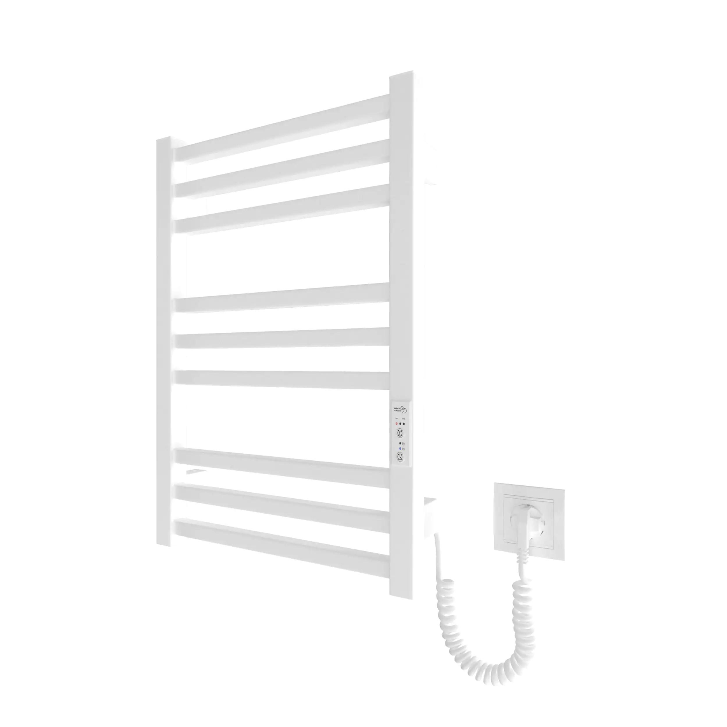 Radiador Toallero Eléctrico Seco HYGGE FAMILY Modelo LONDON  Bajo Consumo de 57x43 Color BLANCO MATE