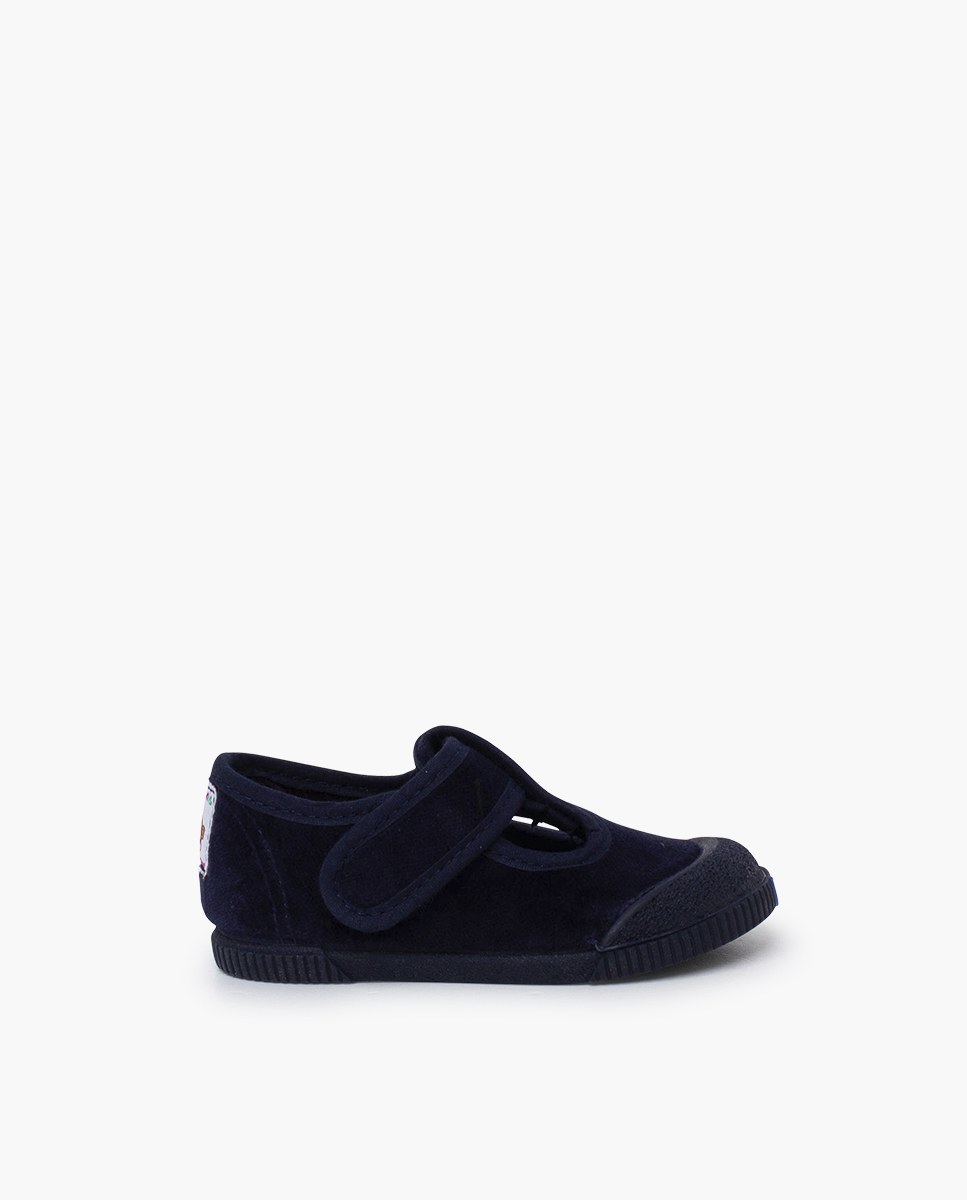 Pisamonas Pepitos barefoot terciopelo puntera goma