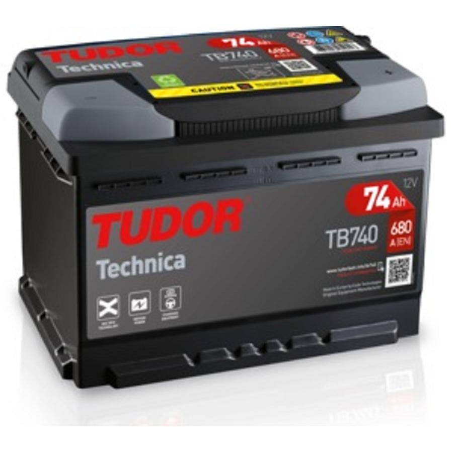 Tudor TB740 bateria de coche 12V 74Ah 680A_ Gama Technica.