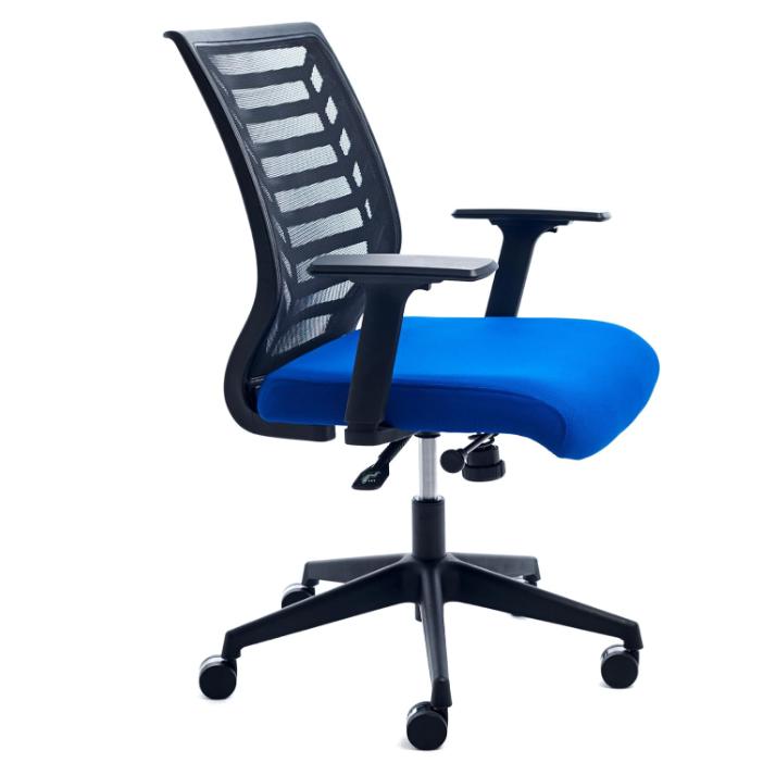 Rocada  Silla de Oficina Tapizada con Espuma Inyectada, Muy CÃ³moda  Silla de Escritorio ErgonÃ³mica y Regulable, Azul