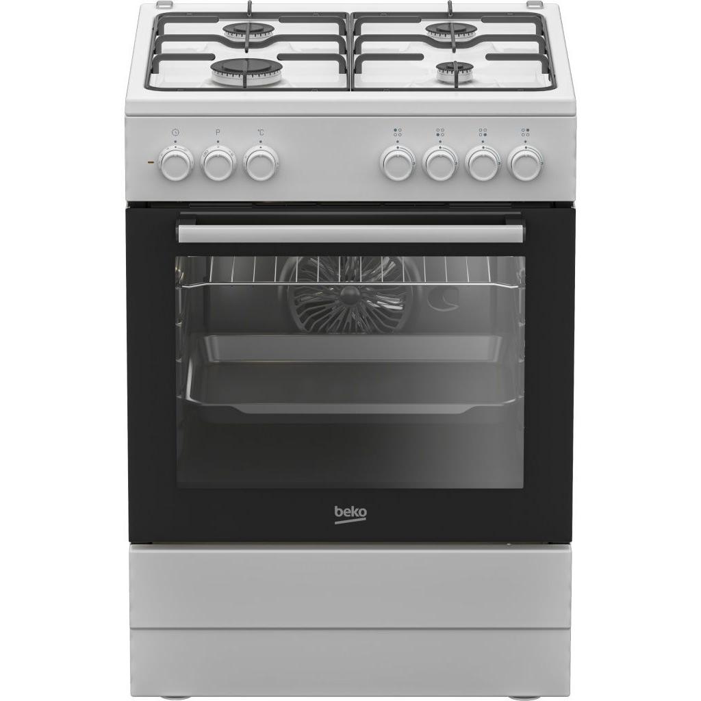 Cocina Estándar 60cm 4 Quemadores Natural BEKO FBE62120WD Blanco