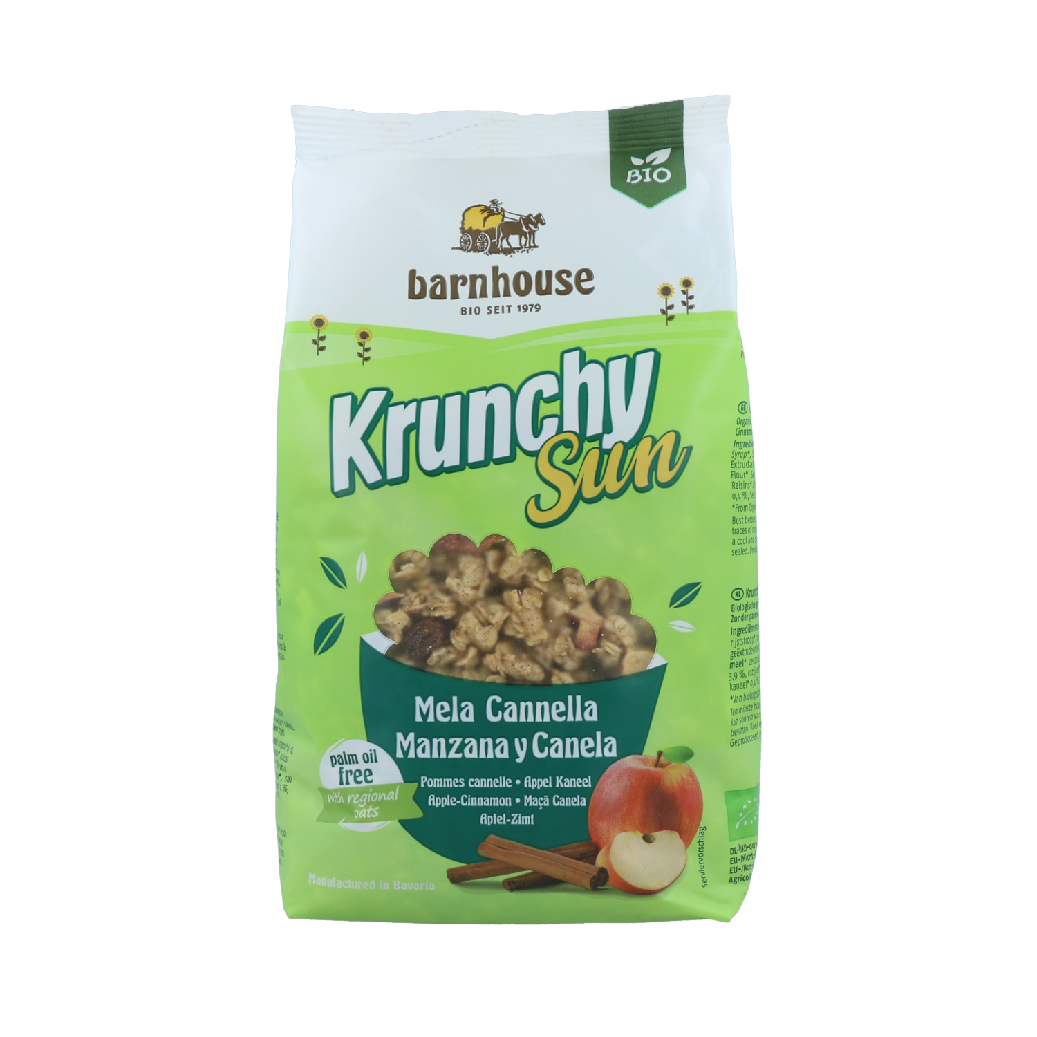 Muesli Krunchy Sun Manzana y Canela Barnhouse