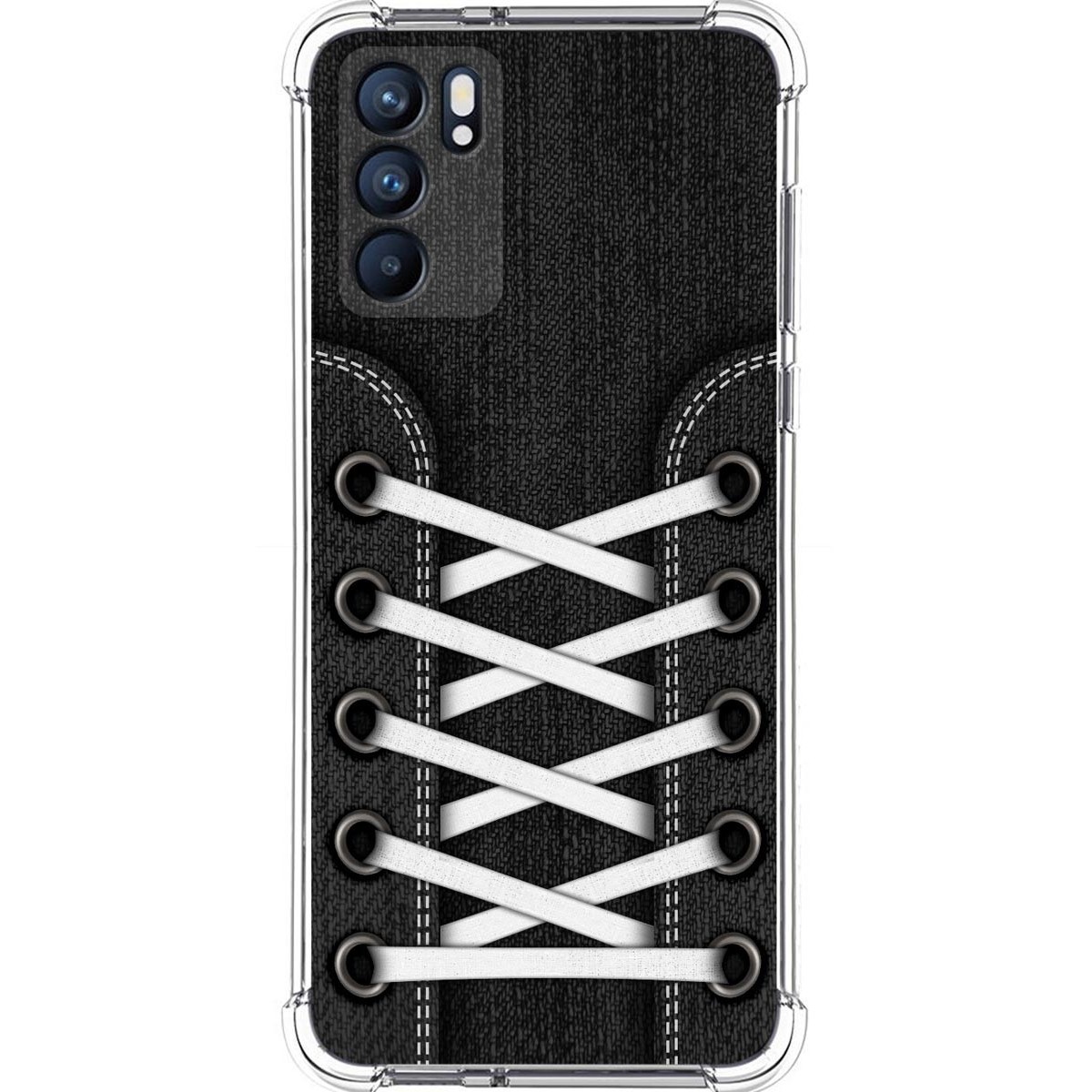 Funda Silicona Antigolpes para Oppo Reno 6 5G diseño Zapatillas 02 Dibujos