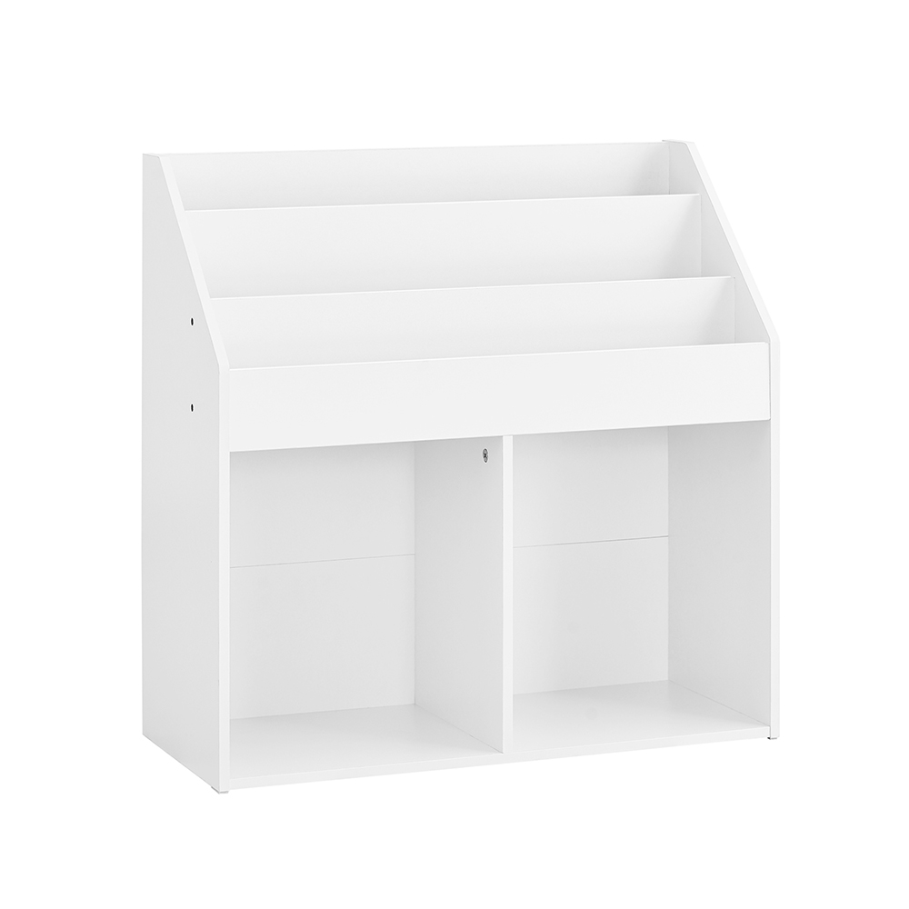 SoBuy KMB01-II-W Estantería infantil Montessori blanca MDF 68x30x68 cm