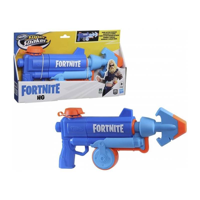 Lanzador de Agua Nerf Super Soaker Fortnite HG de Hasbro