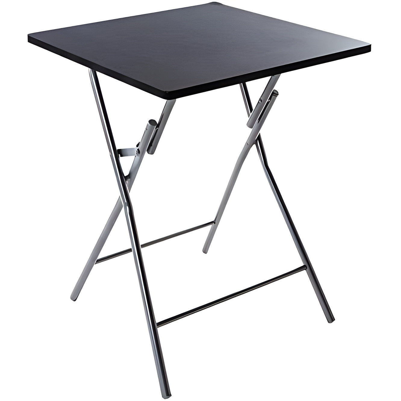 Mesa Plegable Negra Hesperide 60x60x75cm para Oficina en Casa