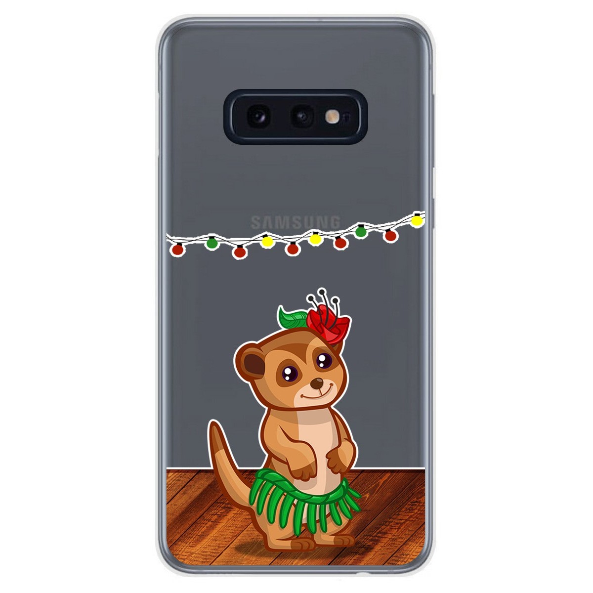 Tumundosmartphone Funda Gel Transparente Samsung Galaxy S10e Diseño Suricata