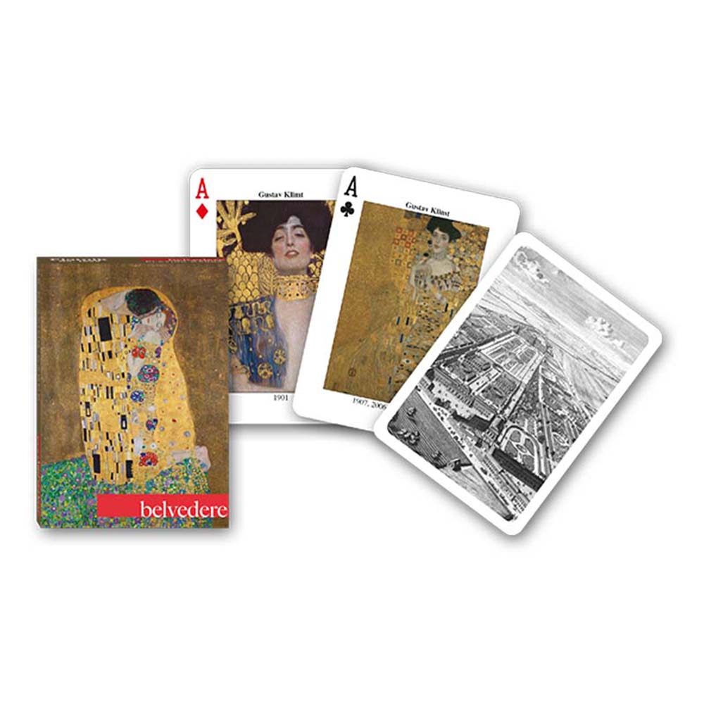 Piatnik Baraja de poker de 55 cartas Galería de arte Belvedere Viena Austria Desde la edad media al siglo XXI Cuadros Pinturas Esculturas Juego mesa Jugar Adultos Colección Coleccionable Poquer