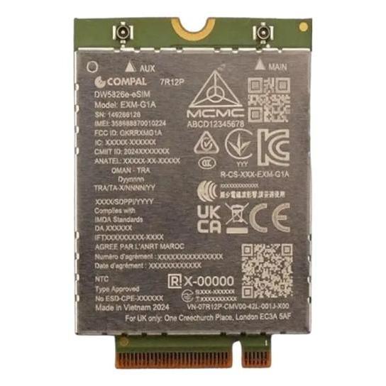 DELL DW5826E Interno WWAN 600 Mbit/s