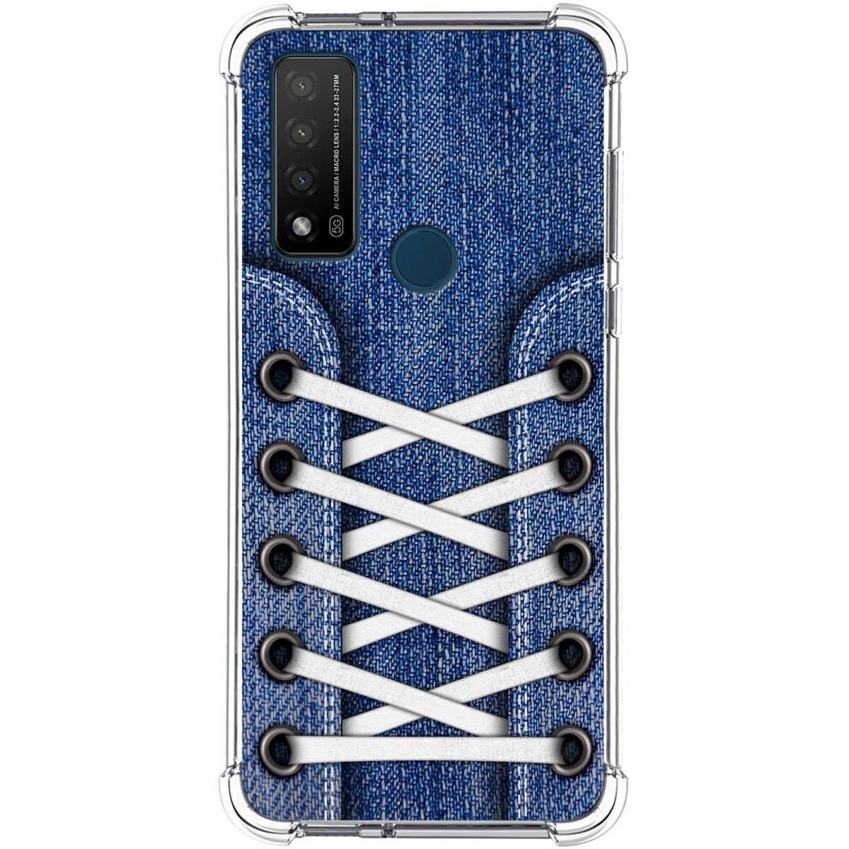 Funda Silicona Antigolpes para TCL 20 R 5G diseño Zapatillas 01 Dibujos