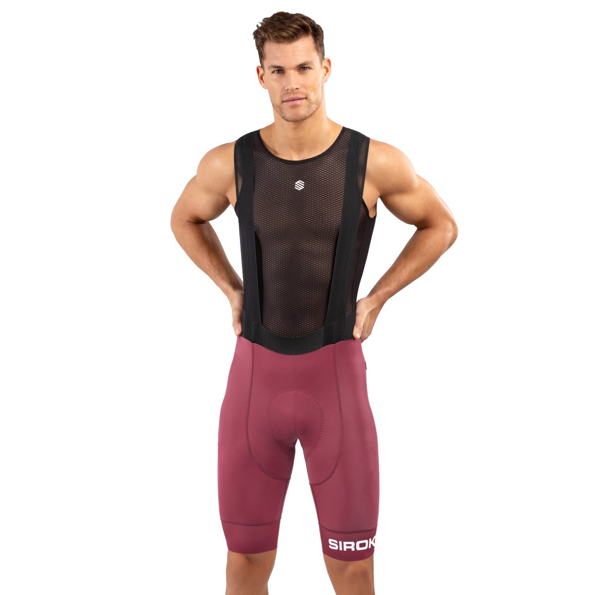 Siroko - Culotte BX Corto Tirantes Elásticos Ciclismo para Hombre_