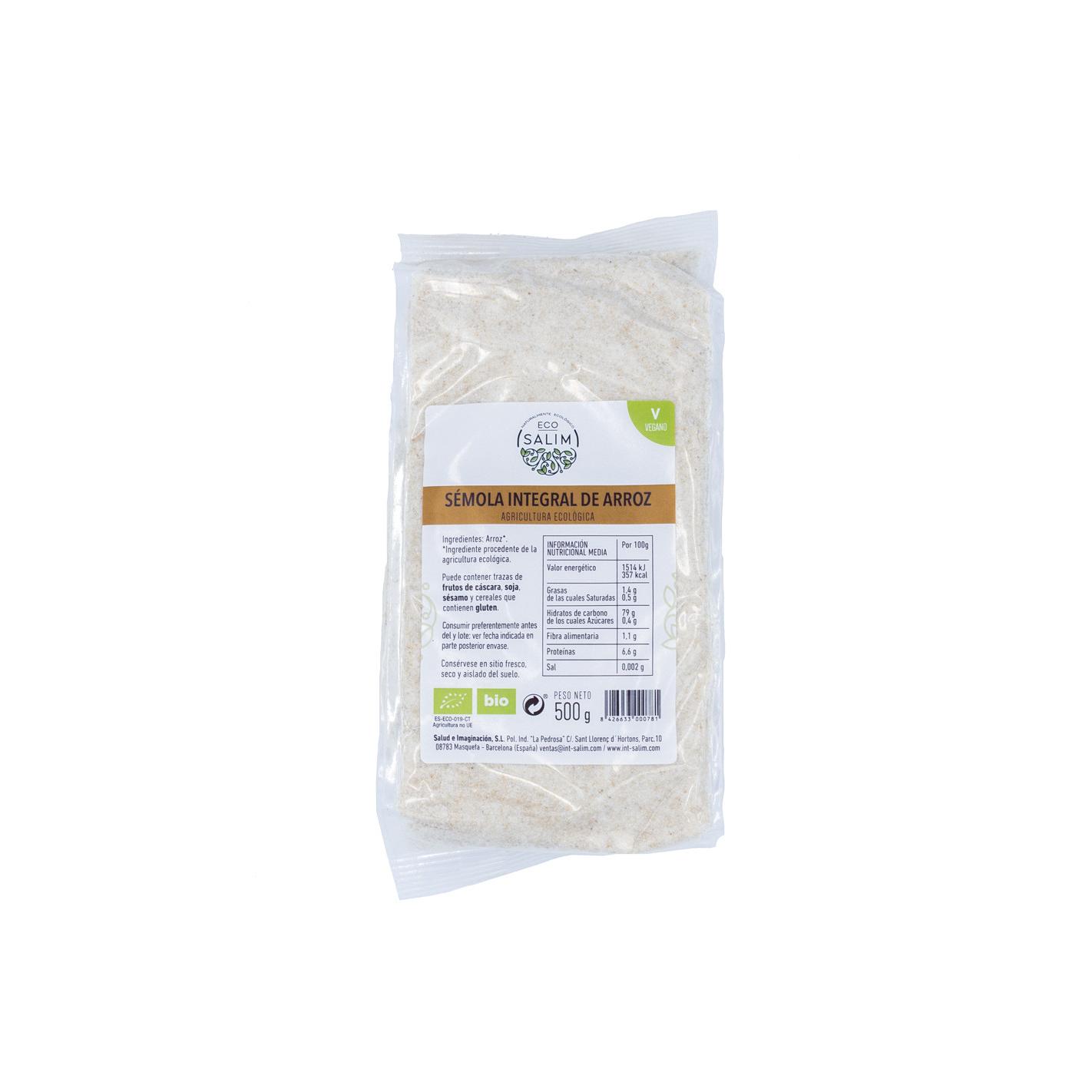 Sémola de arroz integral Eco Salim