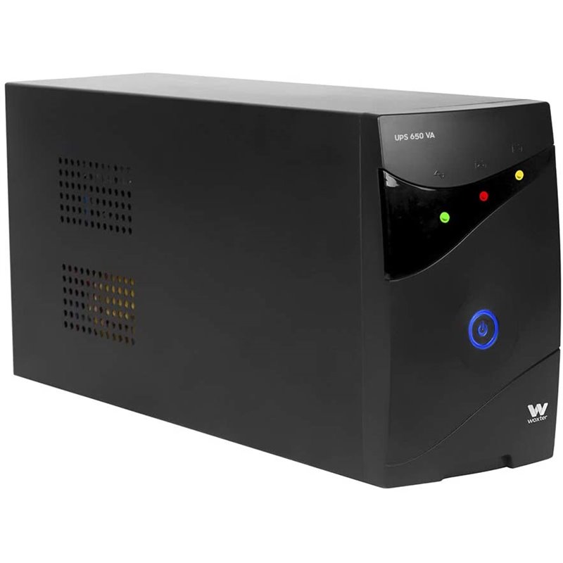SAI Línea Interactiva Woxter UPS 650 VA/ 650VA-360W/ 2 Salidas/ Formato Torre