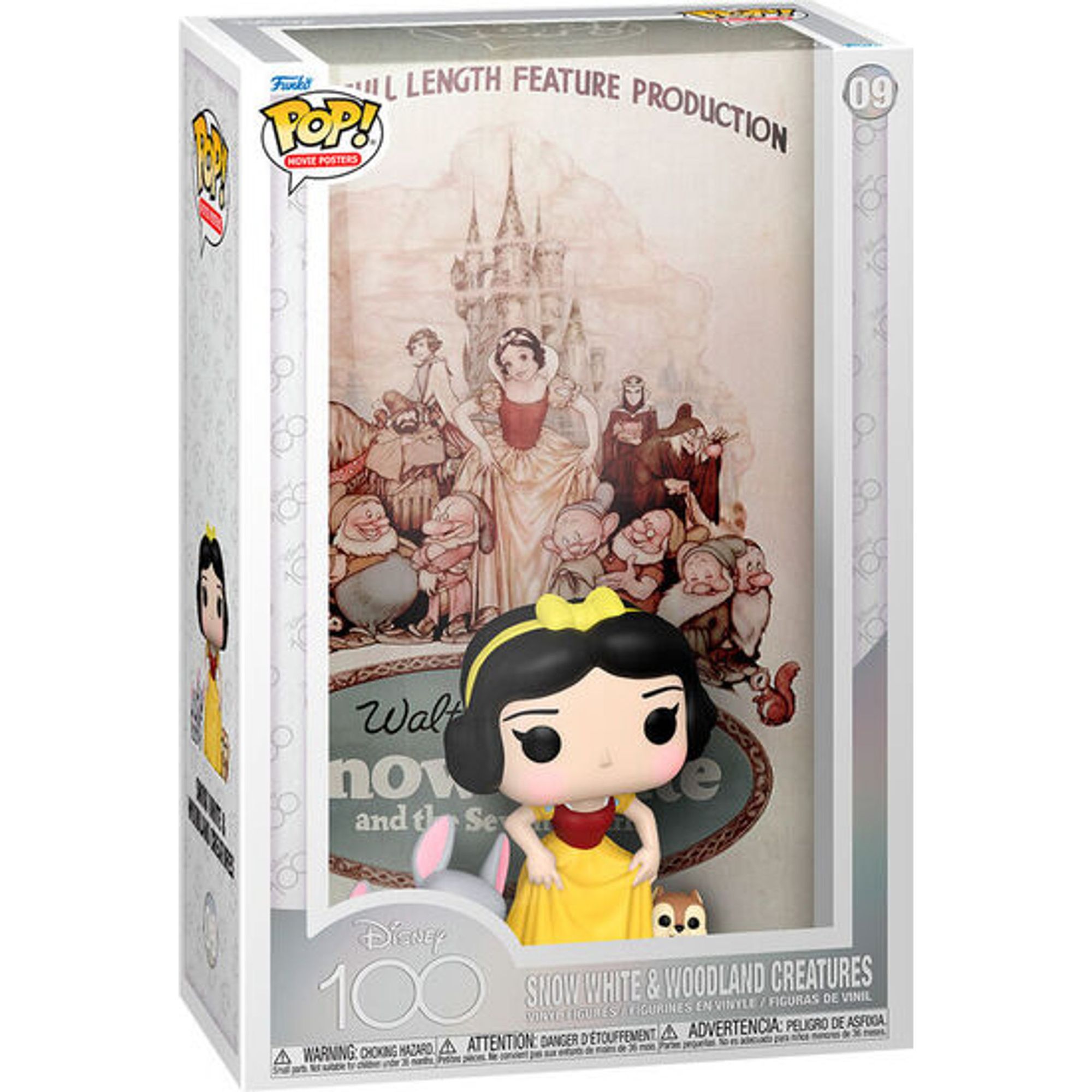 Funko - Figura Pop Movie Poster Disney 100Th Blancanieves - Funko Pop Coleccionable De Edición Limitada - Funko Pop Diseño Detallado Y Realista - Funko Pop Ideal Para Regalo - Funko Pop Gran Variedad De Personajes
