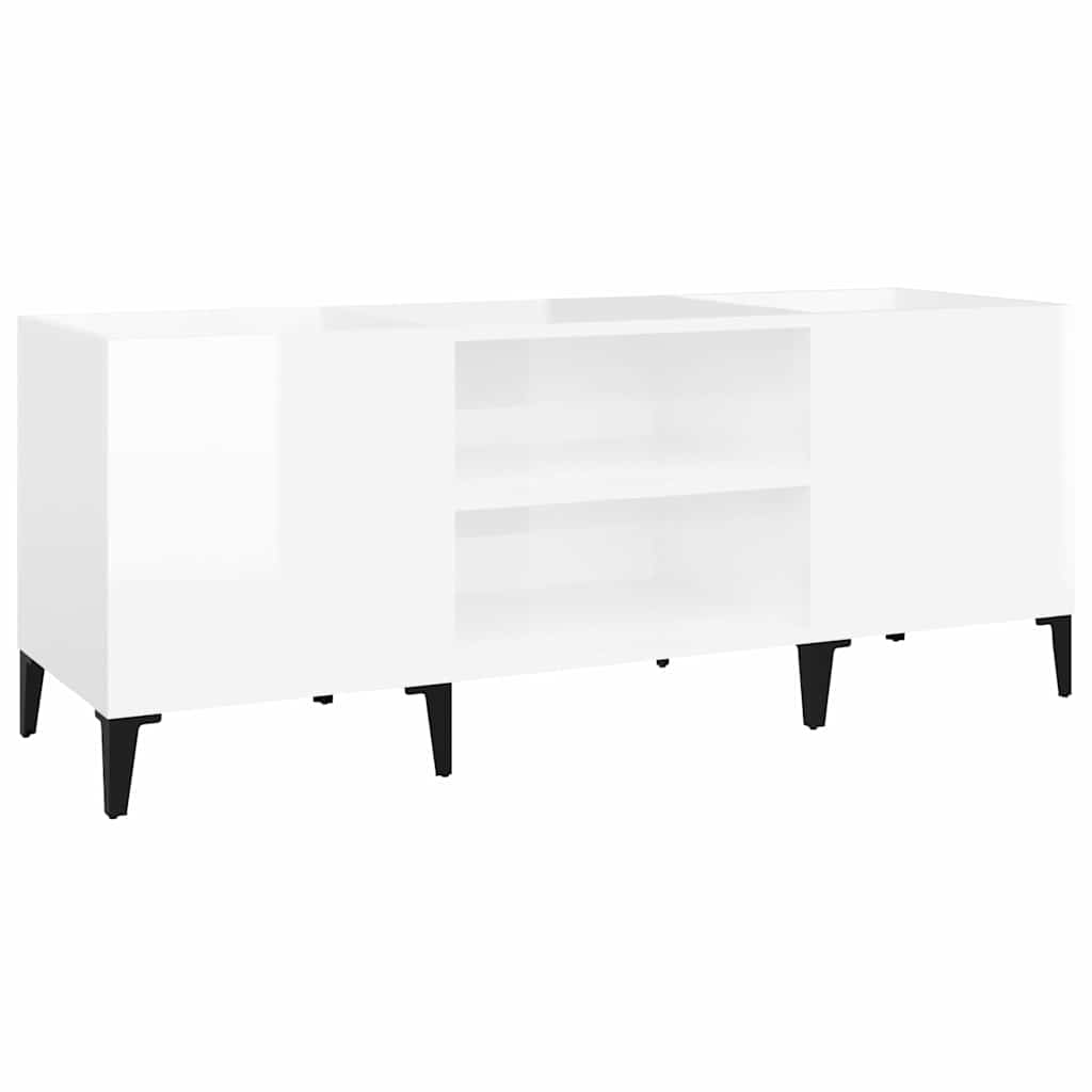 vidaXL Mueble para discos madera contrachapada 121x38x48 cm Multicolor