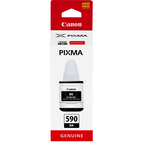 BOTELLA TINTA NEGRA CANON GI-590 - 135ML - COMPATIBLE SEG?N ESPECIFICACIONES