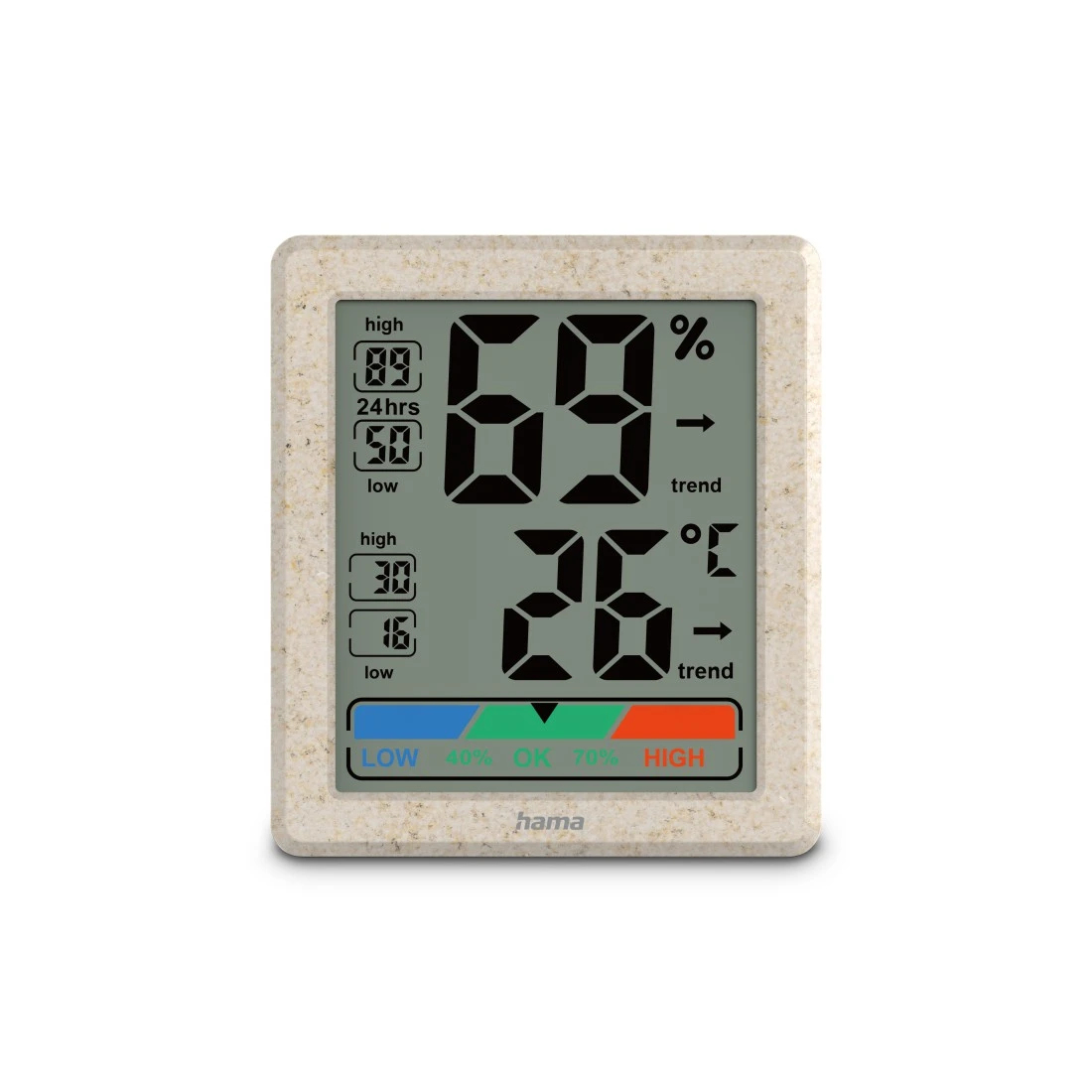 Hama Ponza Interior Sensor de temperatura y humedad Independiente