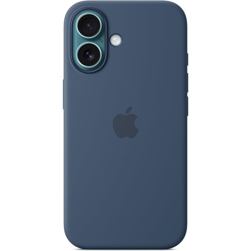 Funda de silicona Apple iPhone 16 con MagSafe - Mezclilla