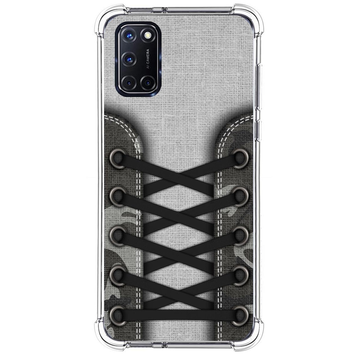 Tumundosmartphone Funda Silicona Antigolpes para Oppo A52 / A72 diseño Zapatillas 16 Dibujos