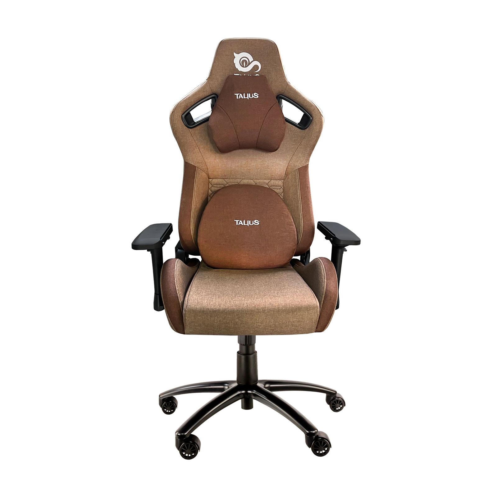 Talius silla raptor gaming negra/marron 4d, frog, base metal, ruedas nylon, hasta 170kg