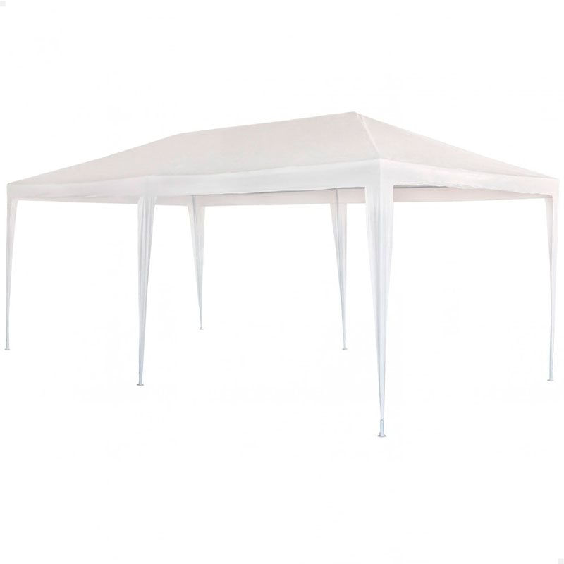 Cenador Aktive Garden 18m² de sombra blanco 255x600x300 cm
