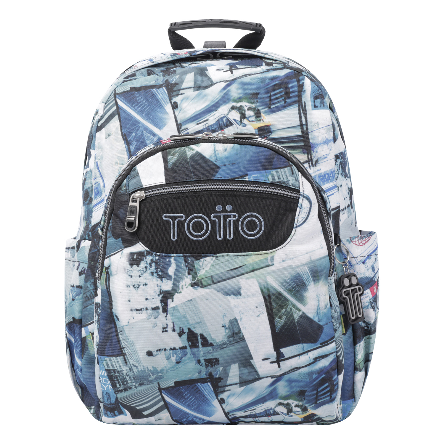 Totto Mochila escolar Acuareles Material: Poliéster 33 x44 x14 cm