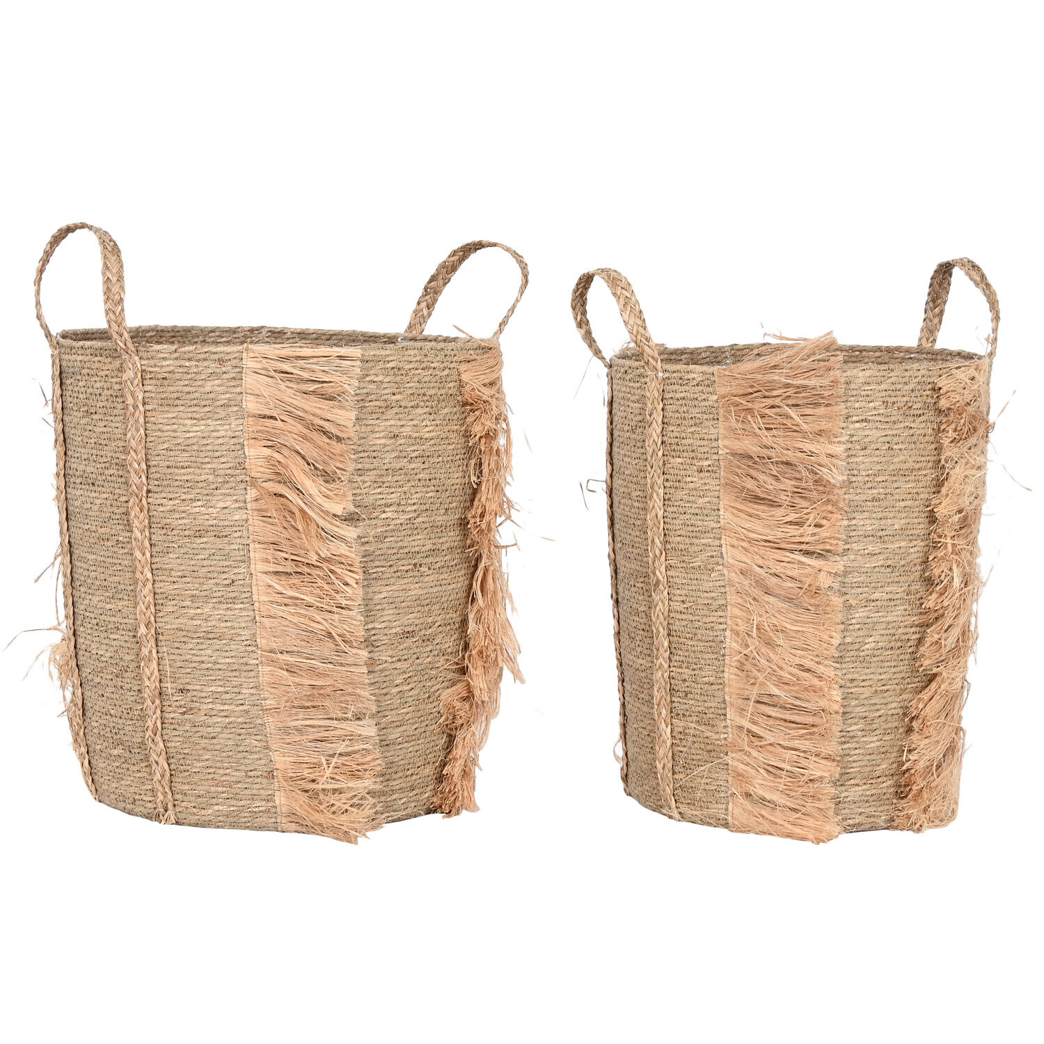 Cesta set 2 seagrass 42x42x58 natural , La mejor decoración para tu hogar.
