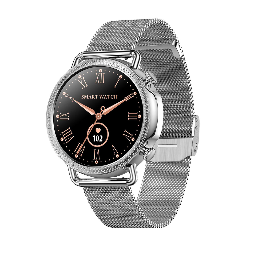 Rastreador de ciclo de fisiología femenina retro completamente táctil: reloj inteligente.