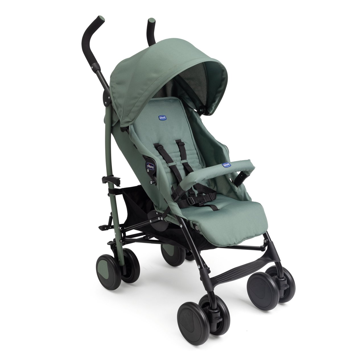 Silla de Paseo Chicco Echo Lite MOSS | Ligera, Compacta y Reclinable | Desde Recién Nacido hasta 22 kg