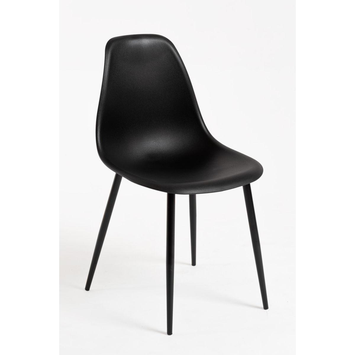 Regalos Miguel - Packs Sillas Comedor - Pack 6 Sillas Mykle Total - Negro