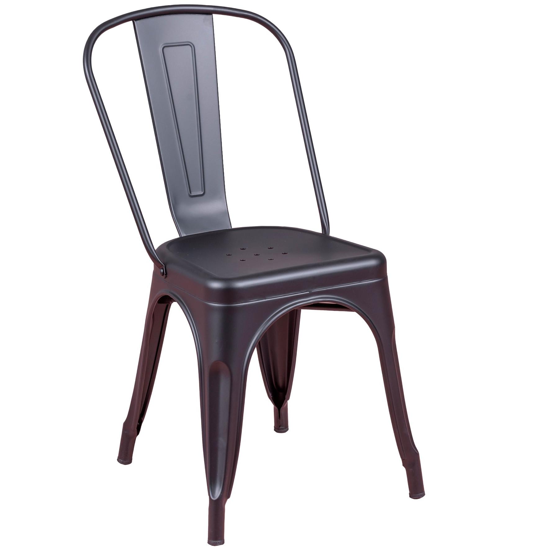 Nest Dream - Silla metálica en acero de estilo industrial - Bistro