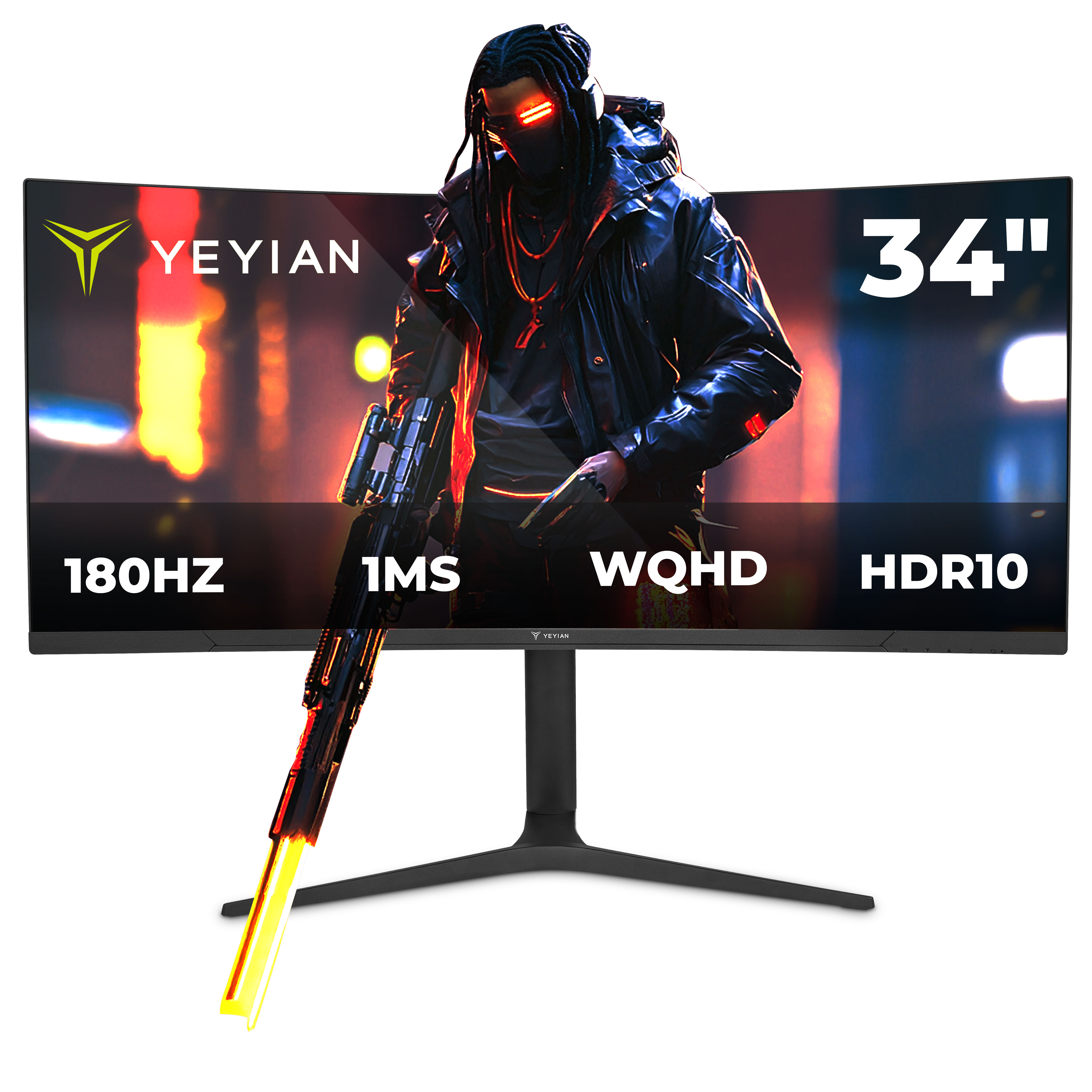 Monitor Gaming Yeyian PROACT FV234 - 34\