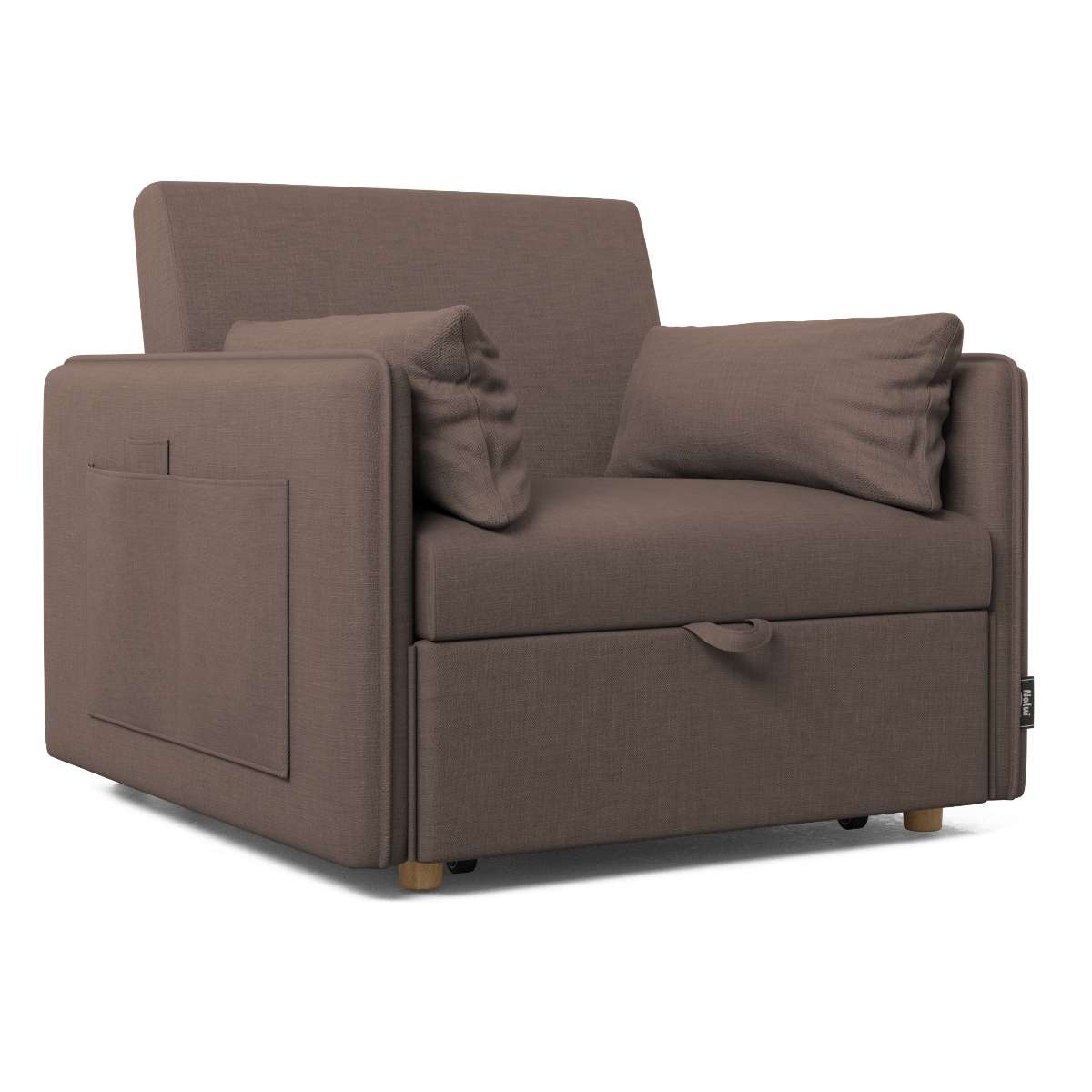 Nalui Sillón Cama Nest 1  Reclinable 3 en 1 (93x100x79cm) con 2 Cojines