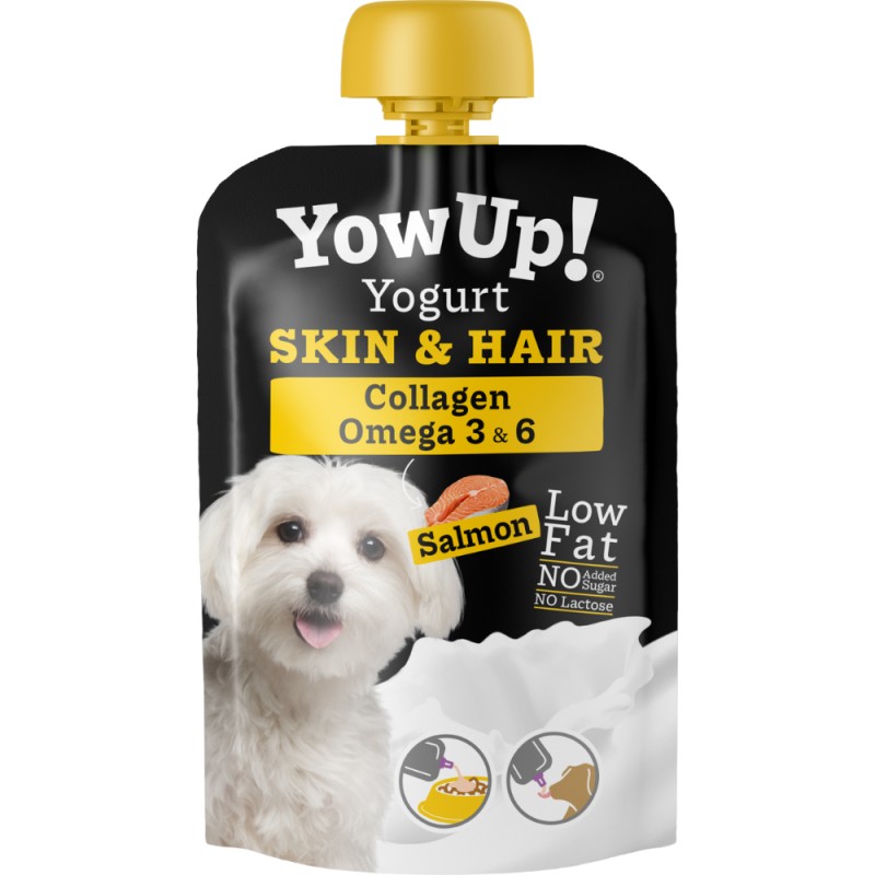 Yow Up! Yow Up Skin & Hair - Yogurt natural para perros para el cuidado de la piel y el pelo