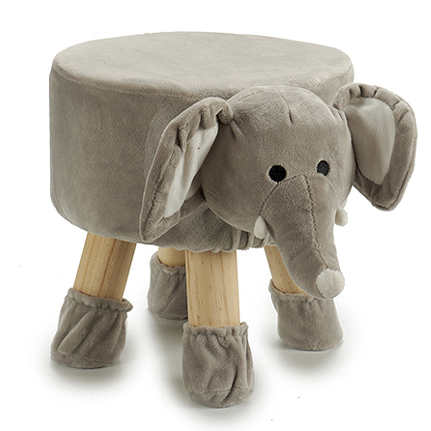 DAM. Taburete infantil diseño elefante 47x29x30cm.