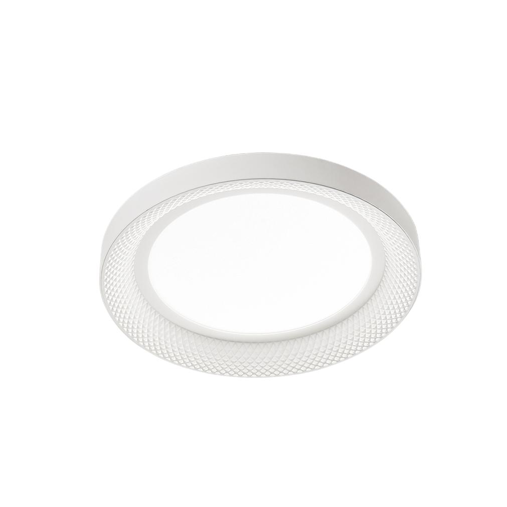 Lámpara de techo LED HIVE en metal blanco mate 40W Perenz ø50cm
