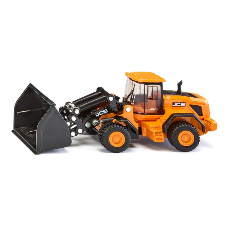 Siku - Cargadora de Ruedas JCB 457 WLS - Versátil y Potente - Réplica a Escala 1:87