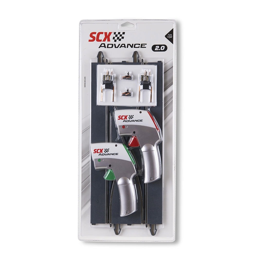 SCX - Kit Conversión Circuitos Advance 2.0 - Accesorios gama Advance para ampliar o mejorar tu pista de carreras o coches de carreras, Scalextric Advance, Juguetes para niños, Ideal para Regalo, Perfecto para niños y adultos