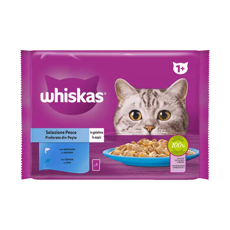 WHISKAS SELECCION PESCADO 13X4X85GR