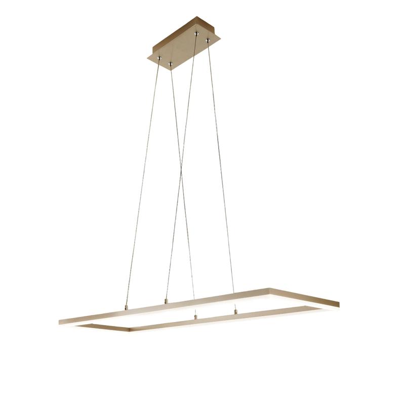 Lámpara de techo colgante LED Bard 52W 3394-45-225 Oro mate Fabas Luce