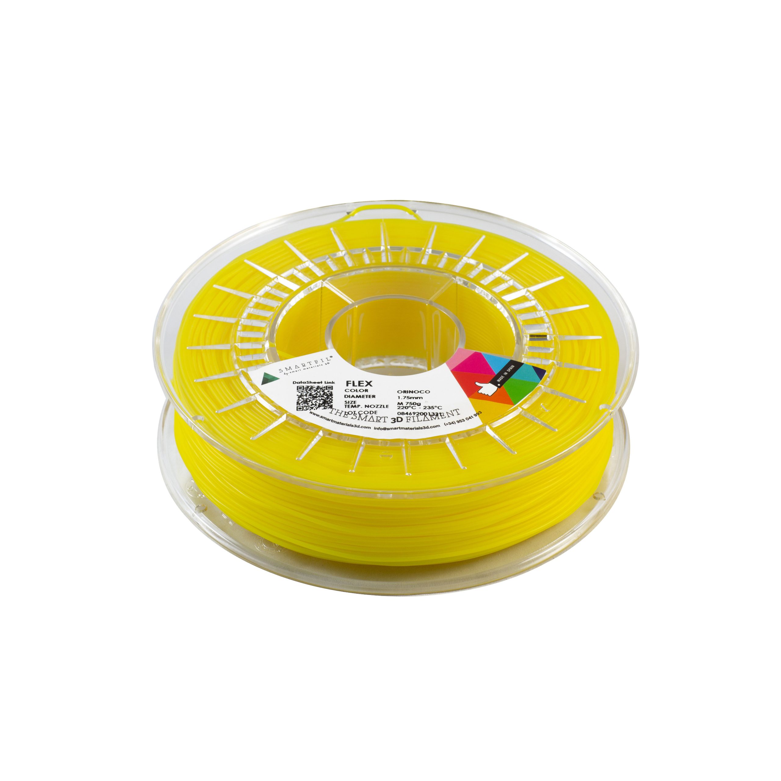 Filamento FLEXIBLE 93A Smartfil 1,75mm 750gr Smart Materials