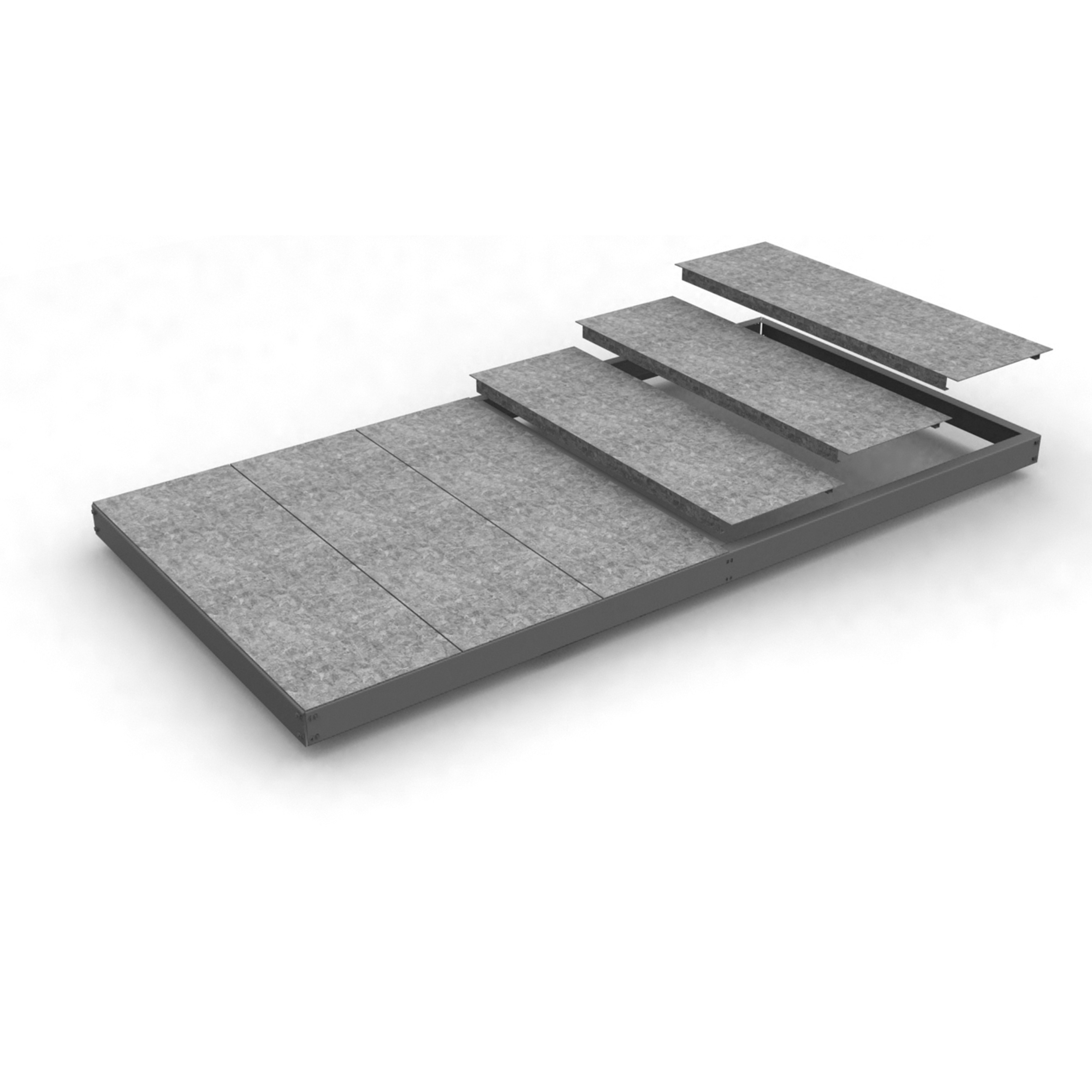 Estantería SIMONRACK Simonforte ea 2407 metal galva