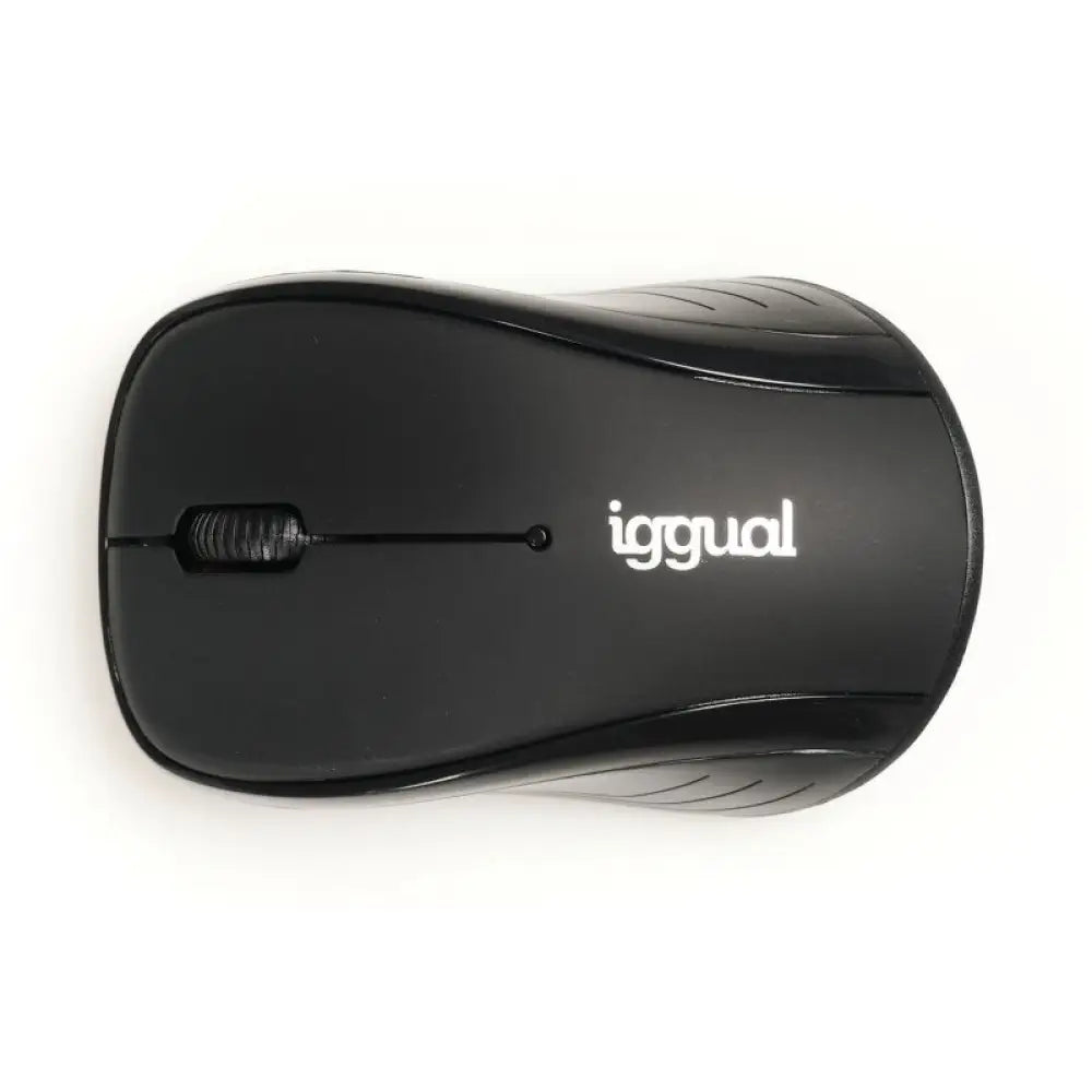Ratón iggual WOM-BASIC Inalámbrico 1600 DPI Negro Ambidiestro Nanorreceptor