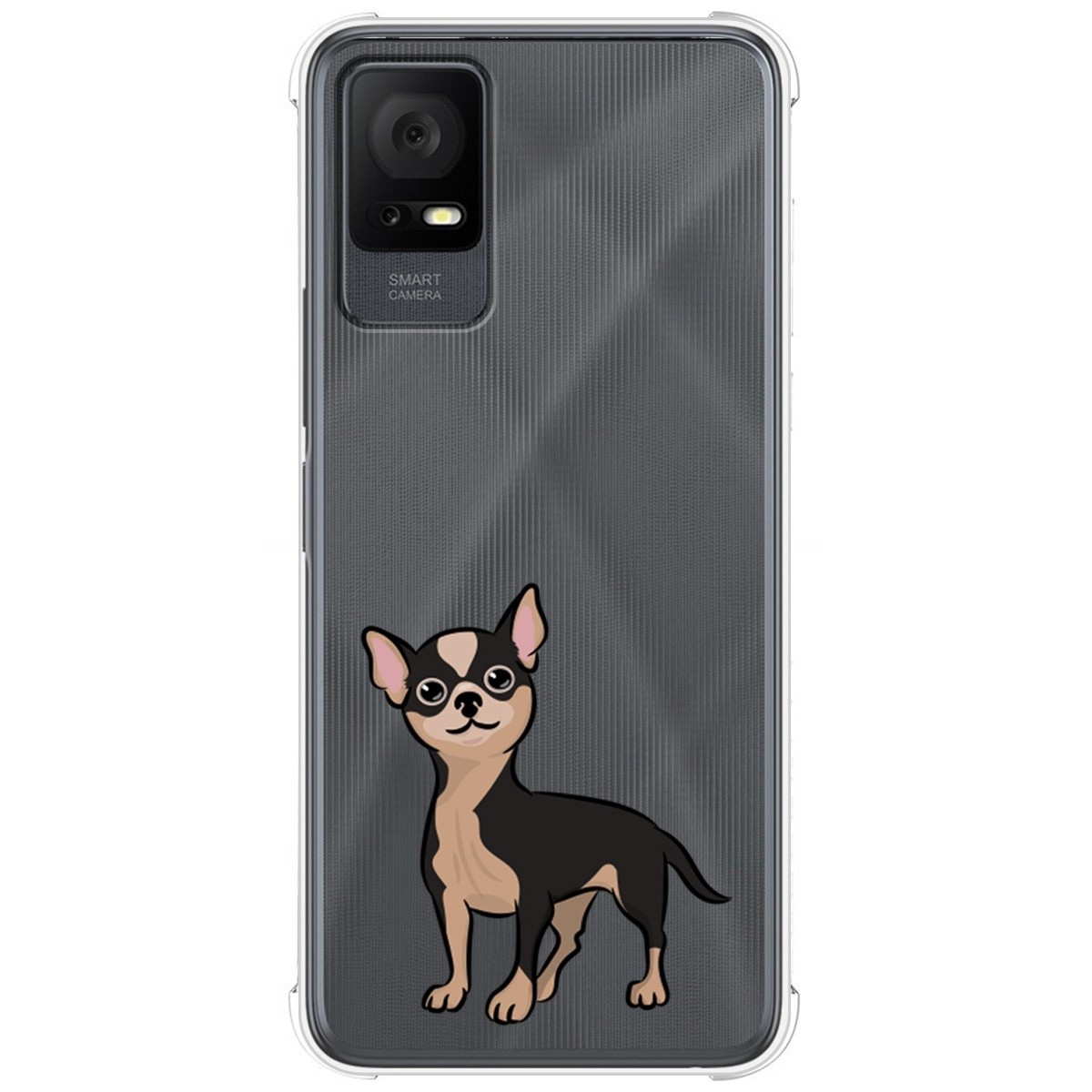Funda Silicona Antigolpes para TCL 405 diseño Perros 05 Dibujos